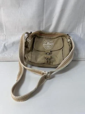 Bandolera informal Liz Claiborne beige lona  Foto 1 de 4