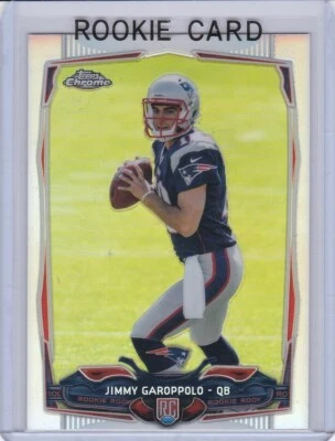 JIMMY GAROPPOLO ROOKIE CARD 2014 Topps Chrome REFRACTOR VARIATION RC Raiders! Foto 1 de 2
