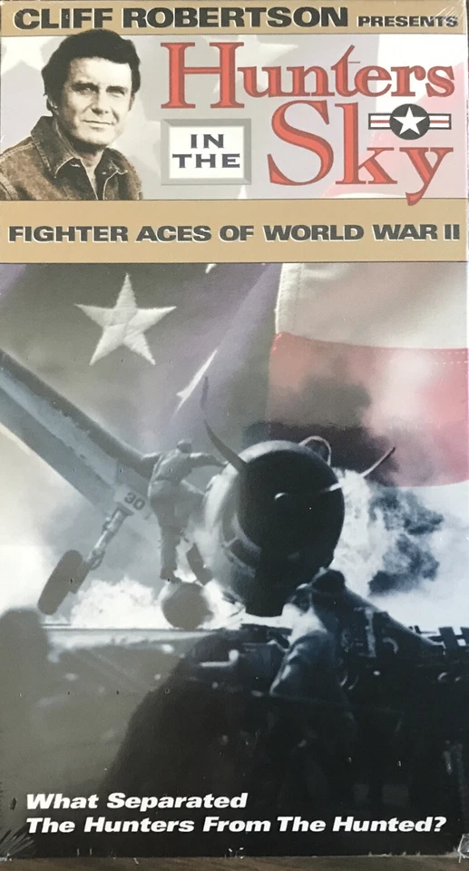 VHS Hunters in the Sky Fighter Aces of World War II WWII NEW FACTORY SEALED 644 - Image 1 of 1
