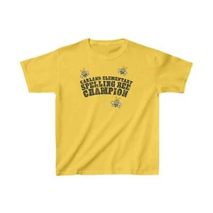 Garland Elementary Spelling Bee Champion 1973 Vintage Kid's T-Shirt - Picture 1 of 36