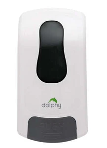 Dolphy Manual ABS Soap & Sanitiser Dispenser 1000ml - White | Wall Mounted, R... - Picture 1 of 1