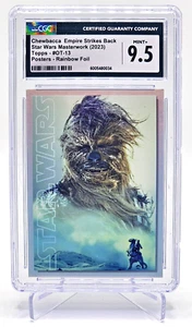 2023 Star Wars Masterwork #OT-13 CHEWBACCA Rainbow Foil 278/299 CGC 9.5 (Pop 1) - Picture 1 of 3