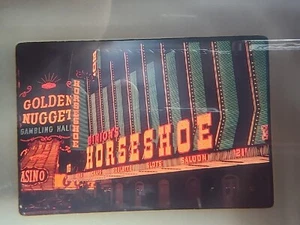 6 Vintage LAS VEGAS STRIP 35mm Slides 1973 HAORSESHOE MINT GOLDEN NUGGET (e) - Picture 1 of 6