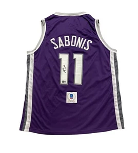Domantas Sabonis Signed Jersey Sacramento Kings Autographed Auto COA - Picture 1 of 2