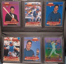 Mike Piazza 1993 ROOKIE OF THE YEAR Ultrapro Pro Collection card # 1 - # 6 