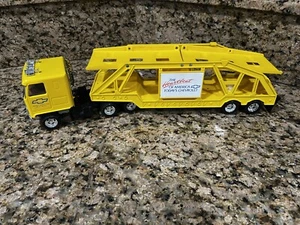 ERTL Metal Model Chevrolet Car Carrier Hauler Yellow In Excellent Condition - Picture 1 of 12