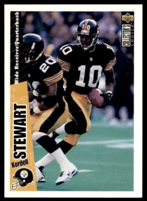 1996 Collector's Choice Kordell Stewart Pittsburgh Steelers #161 - Image 1 of 2