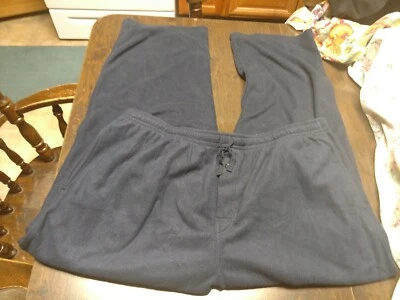 Pantalones de salón de vellón suave azul marino Faded Glory talla 2XL para hombre nuevos con etiquetas Foto 1 de 2