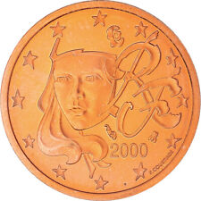 [#189433] France, 2 Euro Cent, 2000, Paris, Proof / BE, MS, Copper Plated