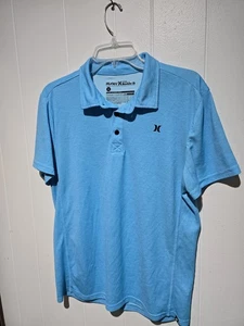 Camisa Polo de Golf Hurley Para Hebilla Nike Dri Fit Colaboración Botón S/S Hombres M Nueva - Imagen 1 de 6