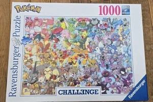 1000 Teile RAVENSBURGER POKEMON CHALLENGE PUZZLE TOP ZUSTAND - Bild 1 von 2