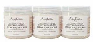 3 - Shea Moisture 100% Virgin Coconut Oil Daily Hydration Crème Sugar Scrub - Picture 1 of 2