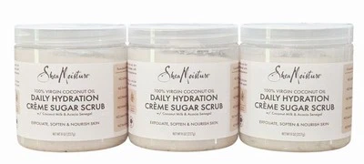 3 - Shea Moisture 100% Virgin Coconut Oil Daily Hydration Crème Sugar Scrub  - Image 1 of 2