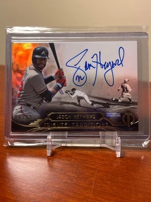 2014 Topps Tribute - Traditions Autographs Jason Heyward /99 (AU) Atlanta Braves - Image 1 of 2