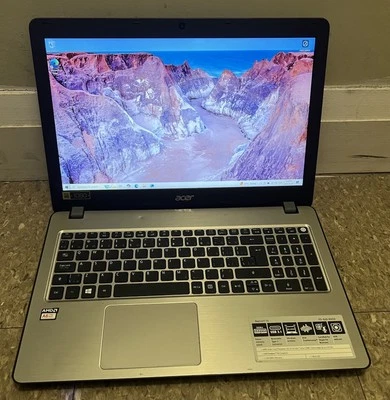 Acer Aspire F5-522 15" Laptop, AMD A6 CPU 2C+3G, 4G RAM, 120G SSD, Win 10 w AC - Image 1 of 4