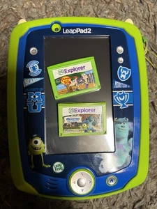 LeapFrog LeapPad 2 Explorer Monster's University set w games case - Picture 1 of 4