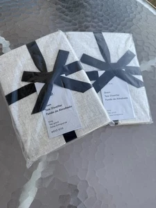 2 West Elm 100% European Flax Linen KING Shams: FLAX Color NWT!! - Picture 1 of 3