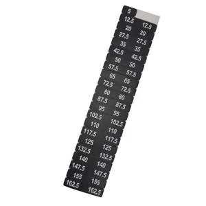 Gym Weight Labels Clear Marking Easy To Use Heavy Duty Scratch Resistance - Picture 1 of 6