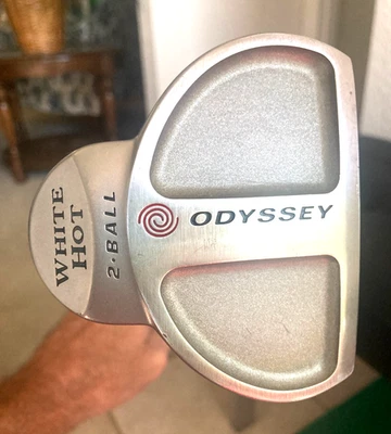 Odyssey White Hot 2-Ball Putter - Center Shafted - Carbon Shaft - Image 1 of 4
