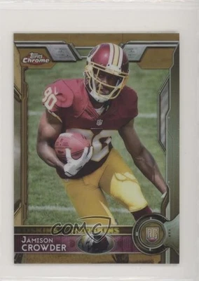 2015 Topps Chrome Mini Rookies Gold Refractor /10 Jamison Crowder #172 Rookie RC - Image 1 of 2