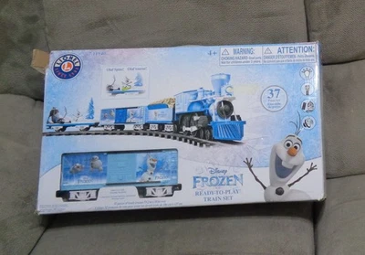 Disney Frozen Ready To Play Christmas Train Set Lionel 7-11940 - Works - Image 1 of 4