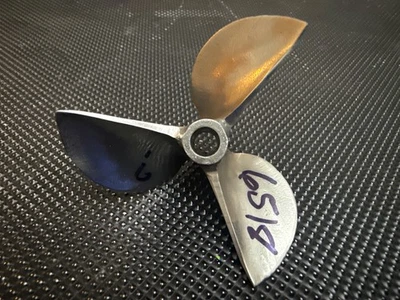 #103 Acero inoxidable 6518 / ? Hélice de 1/4"" 65 mm 3 palas 6518 hélice barco de radiocontrol Foto 1 de 3