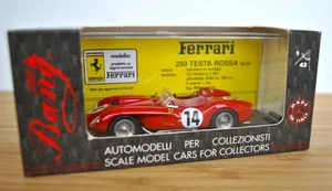 Bang 1:43 Model Red Ferrari 250 TR Testa Rossa Racing Car Sebring 1958 #14 - Picture 1 of 7