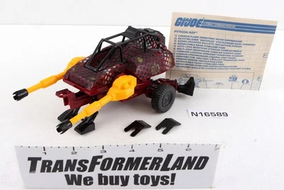 Asp Python Patrol 1989 100% Complete GI Joe ARAH - Image 1 of 3