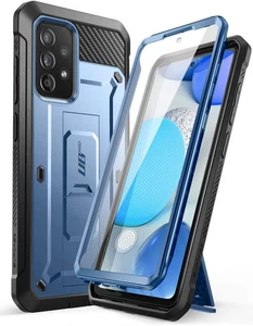 SUPCASE Samsung Galaxy A52 5G Hülle Integrierter Displayschutz Ständer Blau Neigbar - Bild 1 von 13