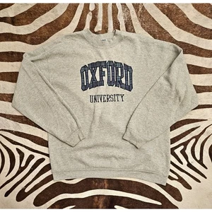 Vintage Oxford University Athletic Clothing Co Sweatshirt XL British Made - Picture 1 of 6