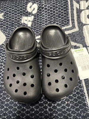 Crocs Negro J2 Nuevo con Etiquetas Unisex Niños Foto 1 de 4
