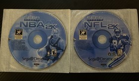 Sega Sports NBA 2K & NFL 2K (Sega Dreamcast) Bundle Loose Discs