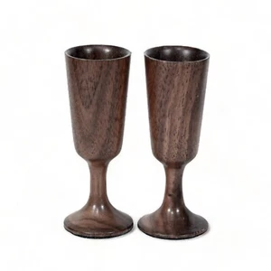 TAZAS MARLIN DE MADERA DE COLECCIÓN POR TALLER DE COLECCIONISTA/Truco de magia de colección - Imagen 1 de 1