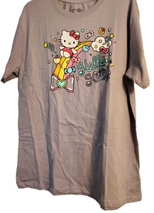 Hello Kitty Shirt Lilac Purple Medium Cotton Blend - Picture 1 of 2