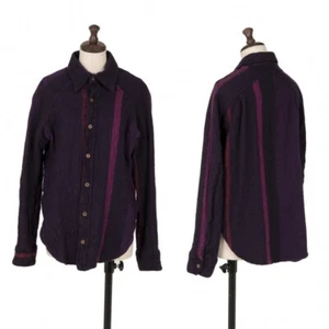 Y's fulling Stripe Long Sleeve Shirt Size 2(K-117785) - Picture 1 of 12