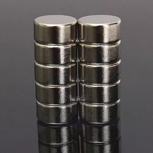 10 stk Neodym Mini-Magnete Scheiben-Magnete 10x5 mm Rund Extra-starke Haftkraft - Bild 1 von 5