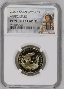 2009 S Sacagawea $1 NGC PF69 Ultra Cameo Portrait Label