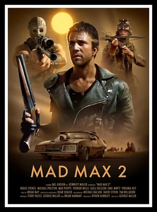 Mad Max 2 Art Movie Poster Print & Unframed Canvas Prints - Foto 1 di 2
