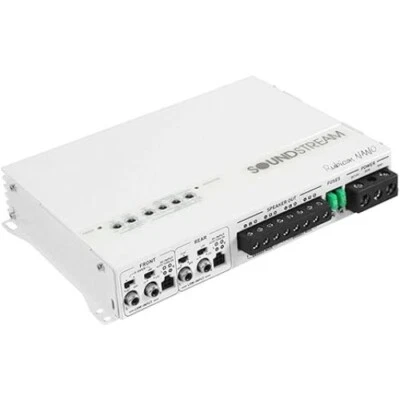 Soundstream MR4.1400D Rubicon Nano Marine 1400W ClassD 4-Channel Amplifier,White - Image 1 of 4