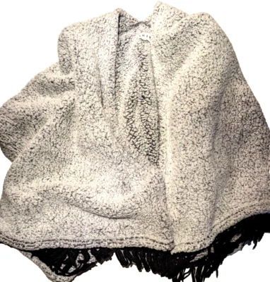 Camisa Poucho Gris KIKIT Cálida Mujer Talla Única Foto 1 de 4