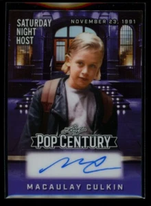 MACAULAY CULKIN 2025 Leaf Metal Pop Century Saturday Night Live Auto #SN-MC1 1/1 - Picture 1 of 2