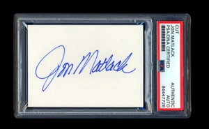 JON MATLACK SIGNED MINT CUT PSA/DNA AUTOGRAPHED NEW YORK METS HOF 3 X ALL STAR - Picture 1 of 1