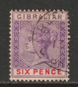 Gibraltar Lot 4: Postage (19 - VF - Used) Scott 2024 Catalog Value $25.00 - Picture 1 of 1