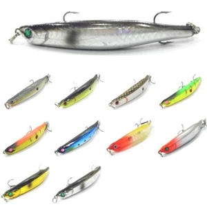 Fishing Lure Bend Lures wLure 3 1/2 inch 1/3 oz Sinking Dying Minnow Fish W624 - Picture 1 of 76