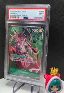 PSA 9 Yamato P 008 WINNER One Piece Card Game Tournament Promo English GEM MT - Picture 1 of 1