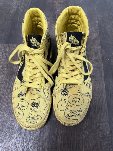 VANS X Peanuts 2017 Sk8 Hi Giallo M 6 5 W 8 Usa conune alcunee