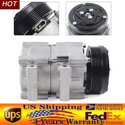 For 1994-2002 Mercury Grand Marquis 4.6L Brand New Air Compressor with Clutch US - Image 1 of 4