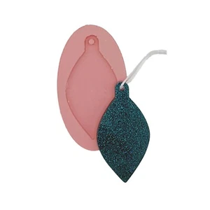 MD12 Molde de goma de silicio en forma de lágrima pequeña para fundición artesanal de resina - Imagen 1 de 4