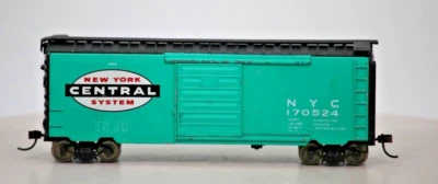 MODEL POWER ~ HO SCALE ~ METAL ~ #2172 ~ NEW YORK CENTRAL  40’ BOX CAR ~ #170524 - Image 1 of 4
