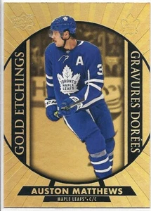 AUSTON MATTHEWS 2020-21 Tim Hortons Upper Deck GOLD ETCHINGS #G-8 - Bild 1 von 1
